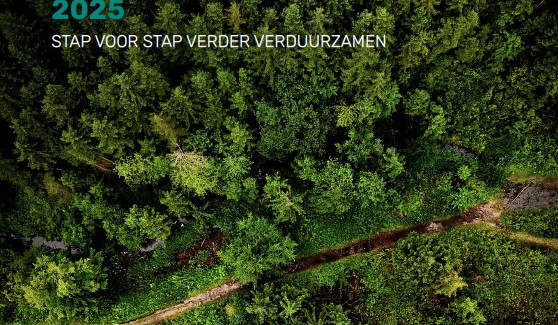 afbeelding voorzijde duurzaamheidsverslag 2025
